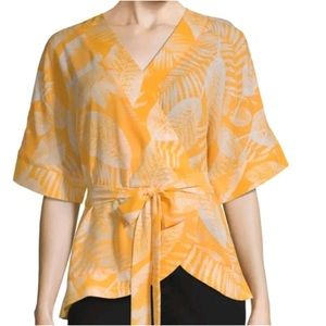 Worthington Kimono Tropical blouse